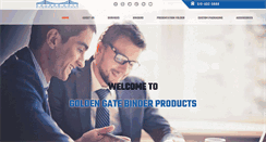 Desktop Screenshot of goldengatebinder.com